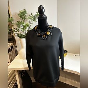 J Brand Crew Neck 3/4 Sleeve Sweatshirt